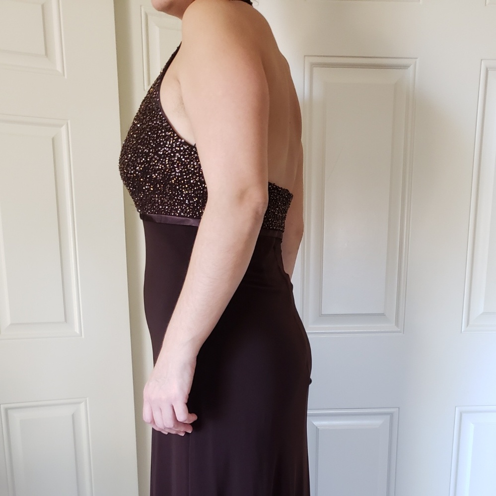 Xscape Evening halter gown